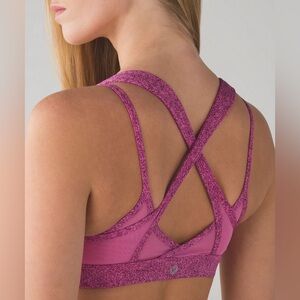 Lululemon | Get Down Bra in Rio Mist/Pink Paradise/Red Grape - Size 2